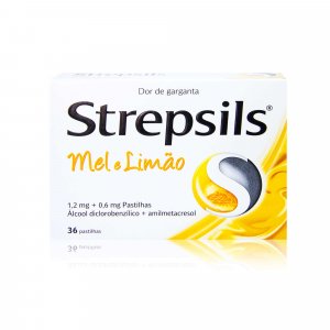 Strepsils Mel e limão 12/06 mg x 36 pst