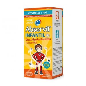 Absorvit Infantil Óleo de Fígado de Bacalhau + Vitaminas 300mL