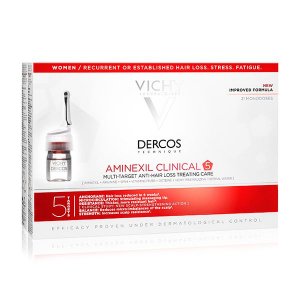 Vichy Dercos Aminexil Clinical 5 - Mulher 12 ampolas