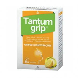Tantumgrip Sabor a Limão 600/10 mg - 10 Saquetas