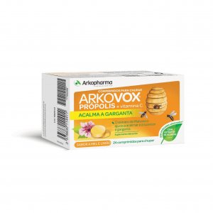Arkovox Própolis + Vit C Mel-limão 24 Comprimidos