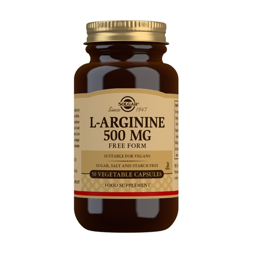 Solgar L-Arginina 500 mg 50 cápsulas
