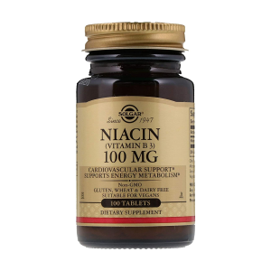 Solgar Niacina (Vitamina B3) 100 mg 100 comprimidos