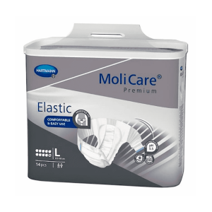 MoliCare Premium Elastic Fraldas 10 gotas Tamanho L x14
