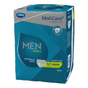 MoliCare Premium Men Pants 5 Gotas Tamanho M x8
