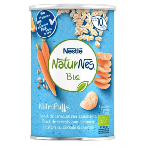 Nestlé Naturnes Bio NutriPuffs Cenoura 35g 10m+