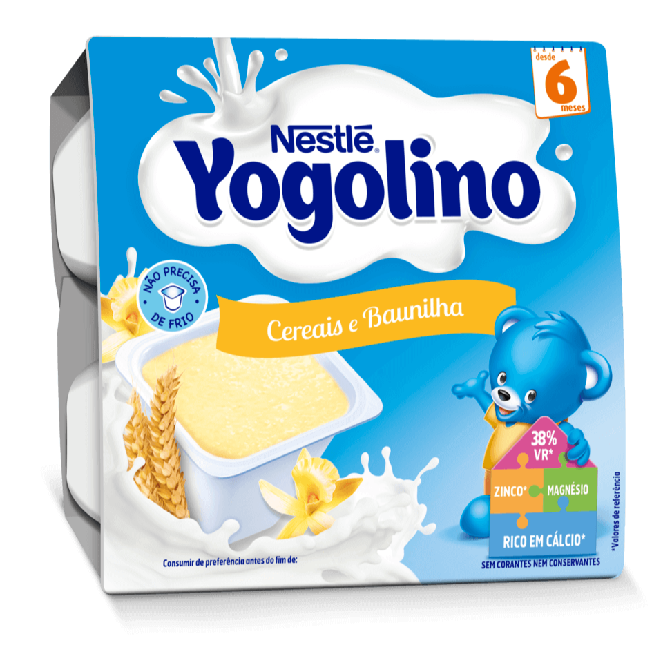 Nestlé Yogolino Cereais e Baunilha 4x100g