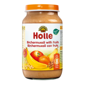 Holle Bio Boião Puré de Muesli e Frutos 220g 8m+