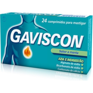 Gaviscon 24 Comprimidos Mastigaveis