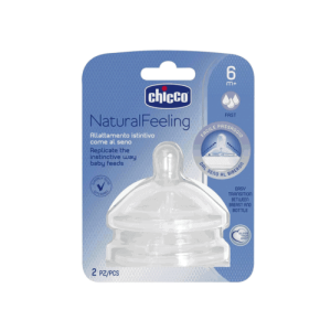 Chicco Tetina Pack Natural Feeling em Silicone Rápido (6m+)