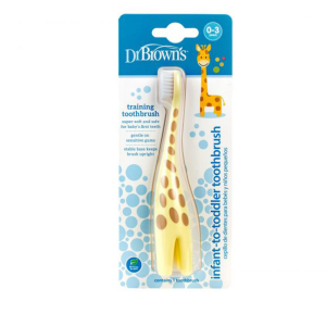 Dr. Brown's Escova de Dentes Girafa 0-3a