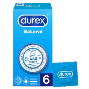 Durex Natural Plus Preservativo Pack Promocional 6 Unidades