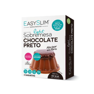 Easyslim Sobremesas Chocolate Preto 3x25,5g