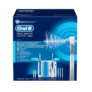 Oral-B Professional Care Centro Dentário Oxyjet + Escova de dentes elétrica Pro 2000