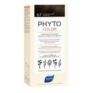 Phyto Phytocolor Coloração 5.7 Castanho Claro Marrom