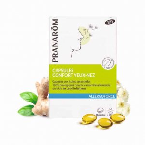 Pranarom Allergoforce Cápsulas Conforto Nariz-Olhos