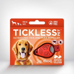 Tickless Pet Repel Ultrassom Laranja