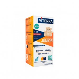 Viterra Junior Comprimidos Mastigáveis Laranja 30 comprimidos