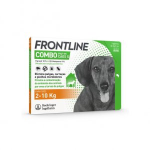 Frontline Combo Cão Pipeta 2-10kg 3x0,67mL