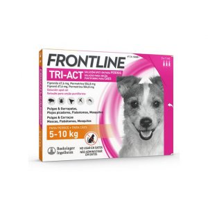 Frontline Tri-Act Cão Pipeta 5-10kg 1mLx3 