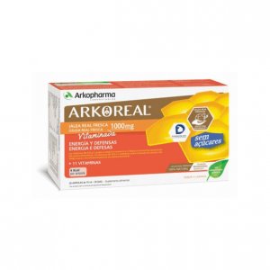 Arkoreal Geleia Real Vitaminada Laranja sem Açúcar 20 Ampolas
