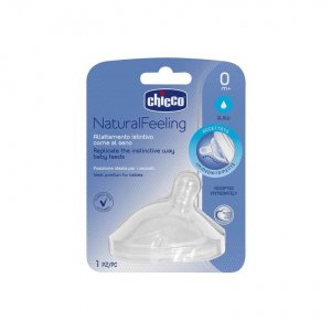 Chicco Tetina Natural Feeling em Silicone Normal (0m+)