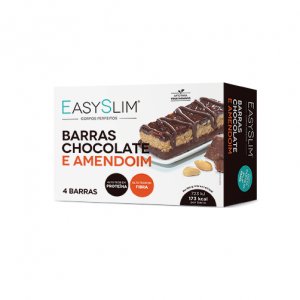 Easyslim Barras Chocolate e Amendoins 4x42g