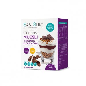 Easyslim Cereais Muesli Chocolate/Caramelo 7x30g