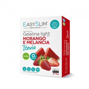 Easyslim Gelatina Morango e Melancia com Stevia 2 Saquetas