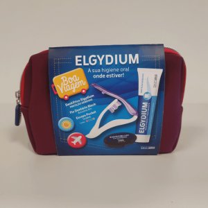 Elgydium Kit Viagem Pasta Dentifrica + Escova Dentes Média