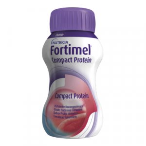 Fortimel Compact Protein Sabores Sensoriais Frutos Vermelhos 4x125mL