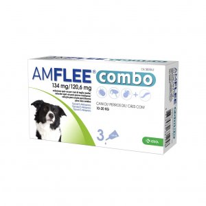 Amflee Combo Cão Pipeta x3 10-20kg 