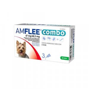 Amflee Combo Cão Pipeta x3 2-10kg 