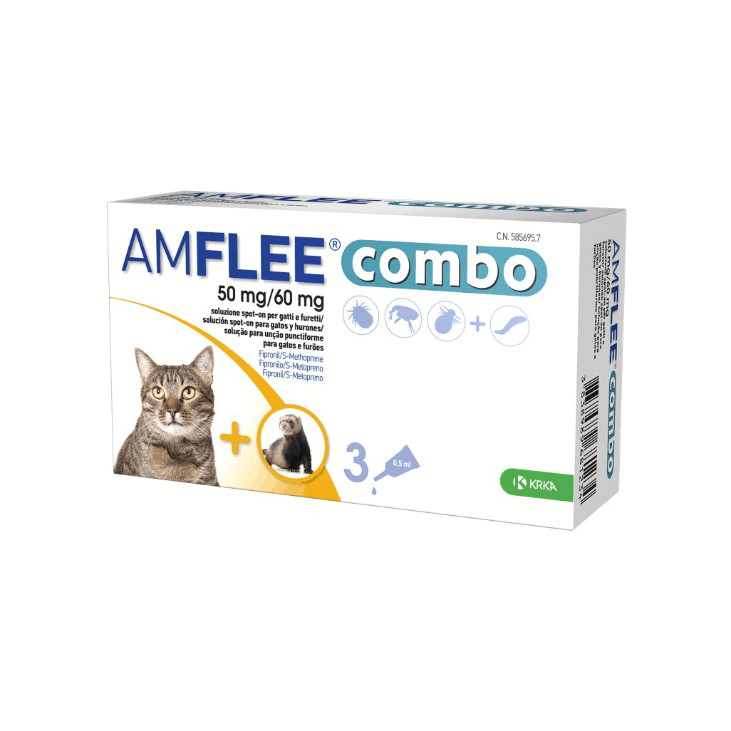 Amflee Combo Gato/Furão Pipeta 3x0,5mL