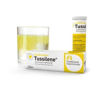 Acetilcisteína Tussilene 600 mg 20 Comprimidos Efervescentes