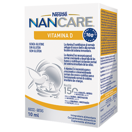 Nestlé Nancare Vitamina D Gotas 10mL