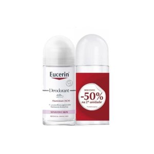 Eucerin Desodorizante 48h 2x50mL com Desconto de 50% na 2ª Embalagem