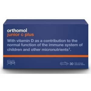 Orthomol Junior C Plus - Frutos Silvestres- comprimidos mastigáveis