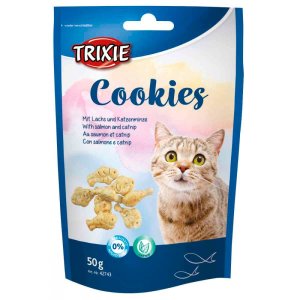 Trixie Cookies com Salmão e Catnip para Gatos 50g