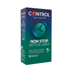 Control Preservativo Non Stop Dots & Lines x12