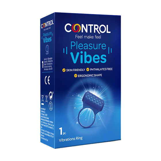Control Pleasure Vibes Anel Vibratorio