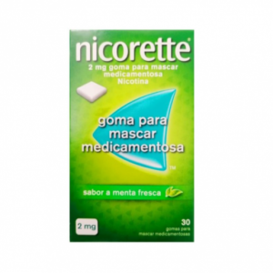 Nicorette Menta Fresca 2 mg x 30 gomas
