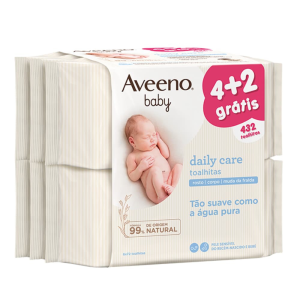 Aveeno Baby Pack Toalhitas 6x72 Unidades