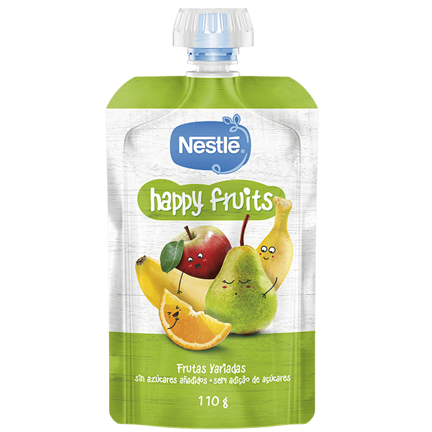 Nestlé Pacotinho Happy Fruits Frutas Variadas 110g 12m+