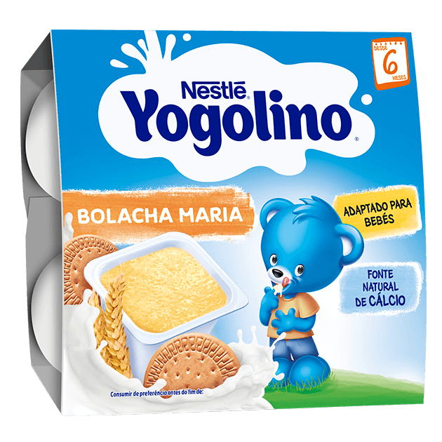 Nestlé Yogolino Cereais e Bolacha Maria 4x100g