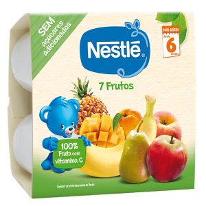 Nestlé Copinhos de Fruta 7 Frutos 4x100g 6m+