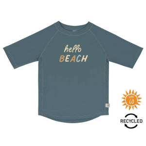 Lassig Camisola UV Manga Curta Hello Beach Blue 13-18m 9018