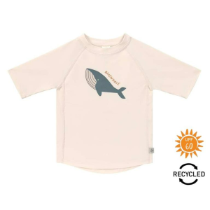 Lassig Camisola UV Manga Curta Whale Milk 19-24m 6324