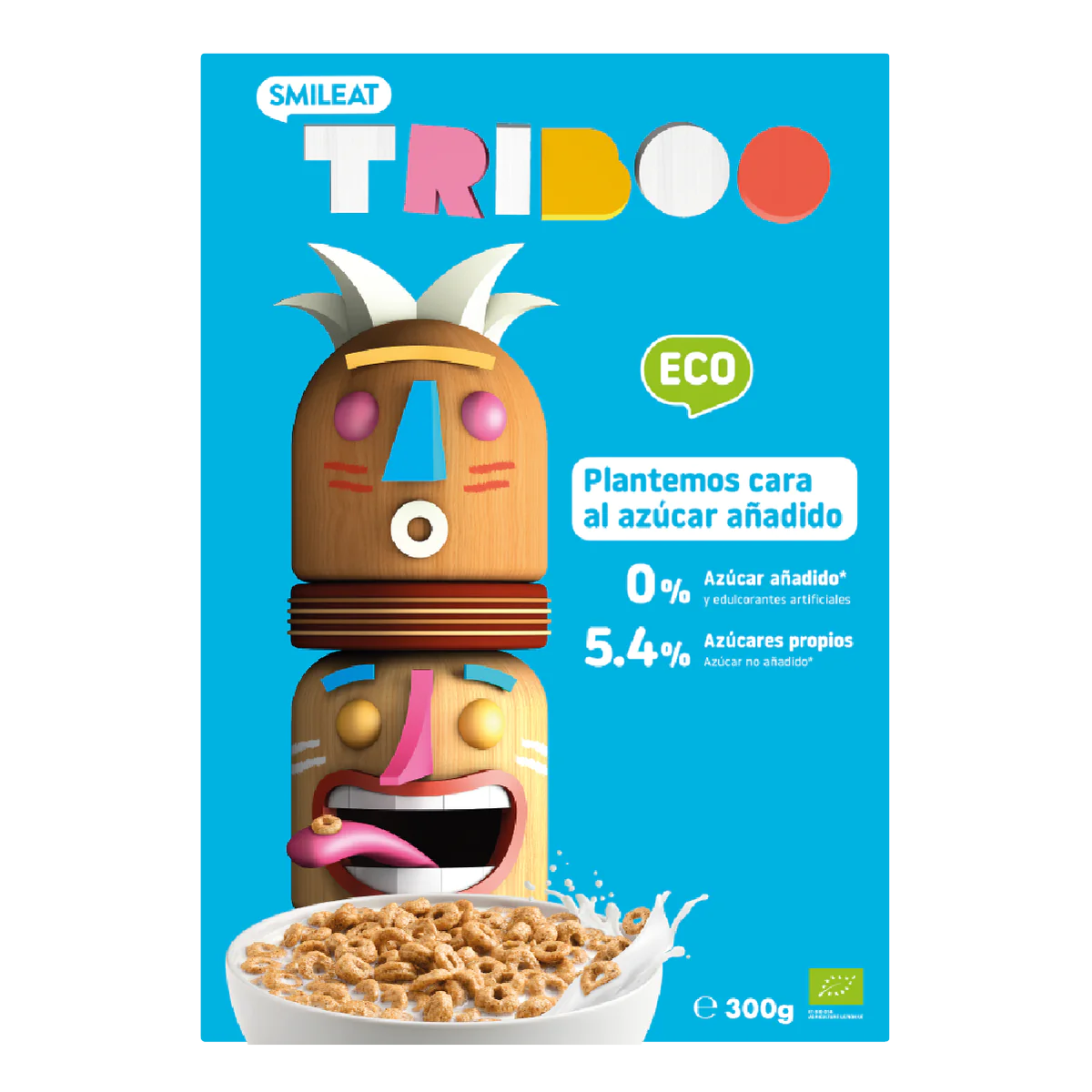 SMILEAT TRIBOO Cereais Pequeno Almoço Bio +6m 300g