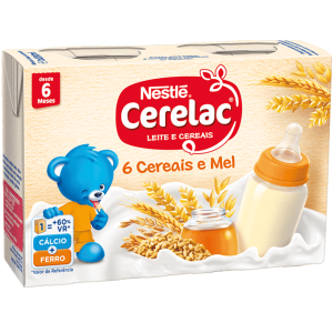 Cerelac Leite e Cereais - 6 Cereais e Mel 2x200mL 6m+